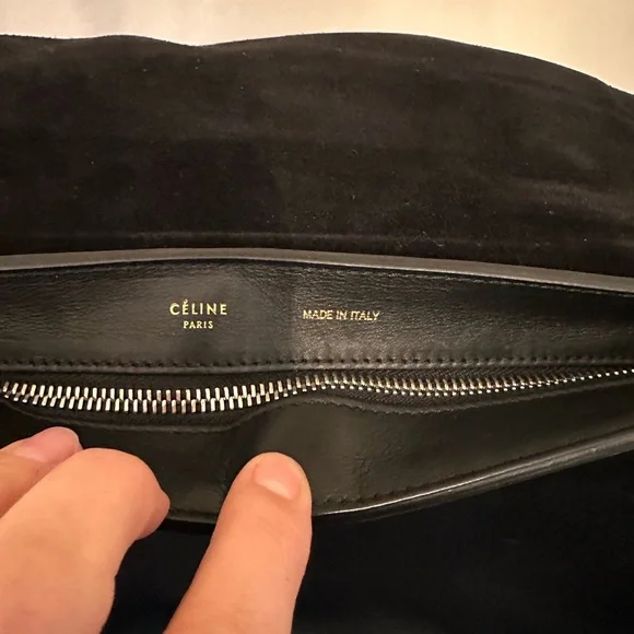 Celine Tricolor Leather Medium Trapeze Bag - Picture 12 of 16